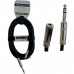 Cable extensión STUDIO Z JACK 3.5 A PLUG 1/4 - 6 metros