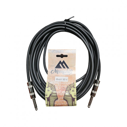 Cable MEMPHIS Para Instrumento 6 Metros