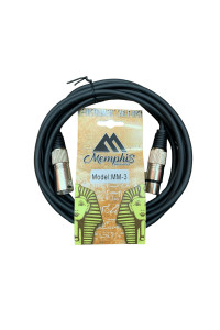 Cable MEMPHIS Para Microfono XLR-XLR 3 Metros