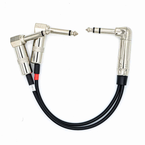 Cable Strymon 1/4 Stereo TRS to Dual 1/4 Mono Adapter
