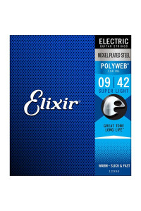 Cuerda Elixir Guitarra Electrica POLYWEV 09-42