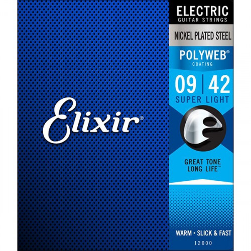 Cuerda Elixir Guitarra Electrica POLYWEV 09-42