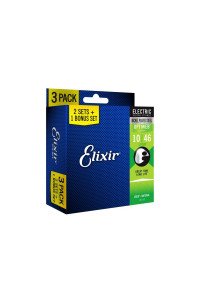 Cuerda Elixir Strings 16552 Optiweb Electric Guitar Strings - .010-.046 Light 3-pack