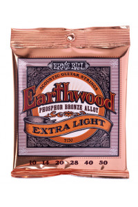 CUERDA ERNIE BALL 2150 Earthwood Extra Light Phosphor Bronze 10-50