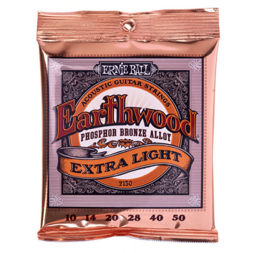 CUERDA ERNIE BALL 2150 Earthwood Extra Light Phosphor Bronze 10-50