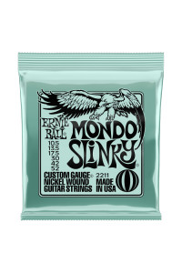 CUERDA ERNIE BALL 2211 MONDO SLINKY NICKEL WOUND GUITARRA ELCTRICA CALIBRE 10.5 - 52