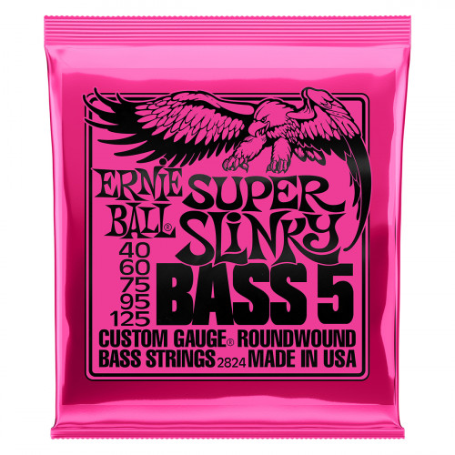 CUERDA ERNIE BALL 2824 Nickel Wound Bass Super Slinky 40-125