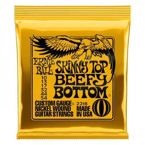 CUERDA ERNIE BALL EB2216 - Set De Cuerdas SKINNY TOP BEEFY BOTTOM 10-54 Electrica