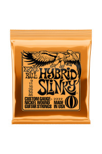 CUERDA ERNIE BALL EB2222 - Set De Cuerdas HYBRID SLINKY 9-46 Electrica