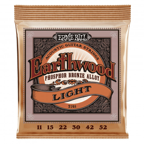CUERDA ERNIE BALL Set De Cuerdas ERNIE BALL EARTHWOOD L .11-52 Acustica PHOS