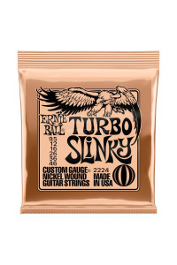 Cuerda Ernie Ball Turbo Slinky Nickel Wound Electric Guitar Strings 9.5-46 Gauge