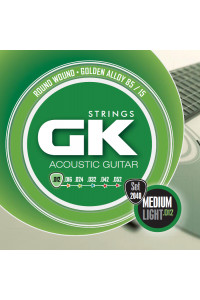 CUERDA GK 2040 MEDIUM LIGHT - Guitarra Acustica 12-52