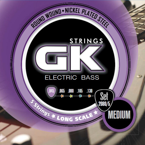 CUERDA GK CMA-GK2080/5 Medium 5 cuerdas - Bajo Eléctrico