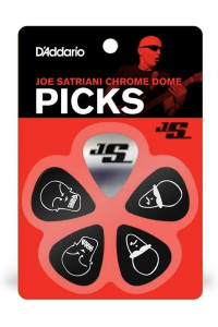 D'Addario JSCD-01 Joe Satriani Chrome Dome Guitar Picks