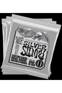 EB3818 - Set De Cuerdas ERNIE BALL SILVER SLINKY JOHN MAYER .10.5- 47 Electrica