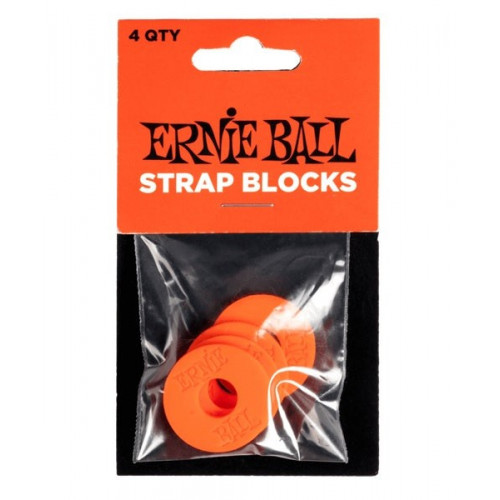 EB5620 - Strap Blocks Ernie Ball (set de 4) Rojo