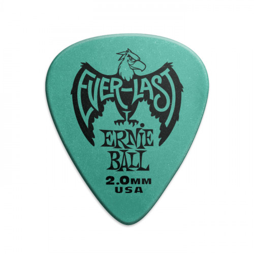 PUA ERNIE BALL 9196 PA 2.0MM VERDE AZULADO EVERLAST