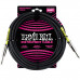 CABLE ERNIE BALL P06046 Cable clasico color negro 6m RR
