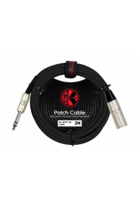 Cable Kirlin XLR MACHO A 1/4 ESTÉREO - NEGRO DE 3 METROS