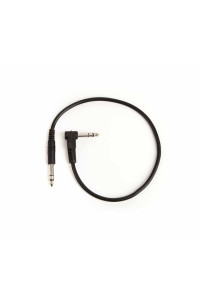 Cable Strymon 1/4 TRS macho recto a 1/4 TRS macho angulado largo de 1.5