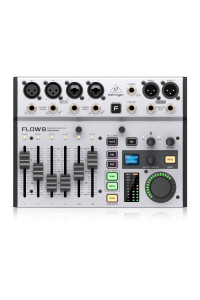 CONSOLA BEHRINGER FLOW 8 CONSOLA DIGITAL CON INTERFAZ DE AUDIO USB