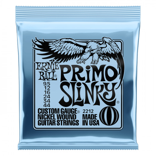 CUERDA ERNIE BALL 2212 PRIMO SLINKY NICKEL WOUND GUITARRA ELCTRICA - CALIBRE 9.5-44