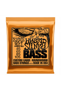 CUERDA ERNIE BALL HÍBRIDO SLINKY NICKEL WOUND ELECTRIC BASS STRINGS 45-105 GAUGE
