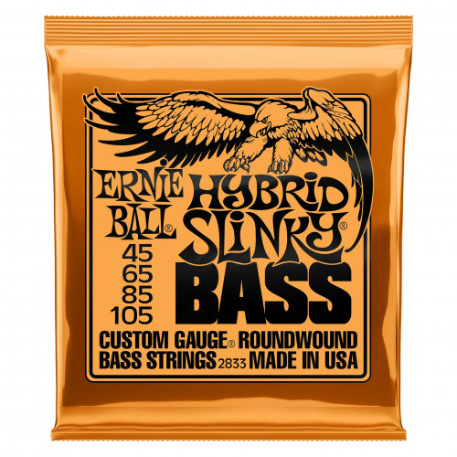 CUERDA ERNIE BALL HÍBRIDO SLINKY NICKEL WOUND ELECTRIC BASS STRINGS 45-105 GAUGE