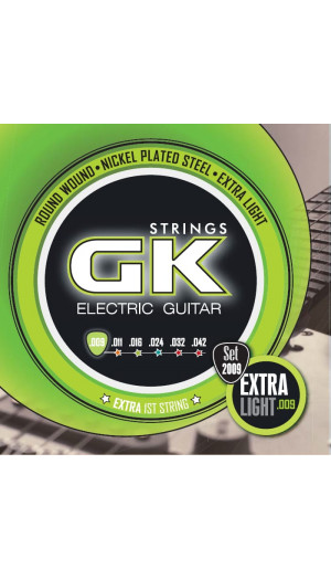 CUERDA GK 2009 EXTRA LIGHT  -  Guitarra Electrica 9-42