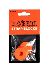 EB5620 - Strap Blocks Ernie Ball (set de 4) Rojo