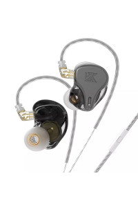 IN EAR KZ Monitor personal audífonos KZ DQ6S color negro (sin micrófono)
