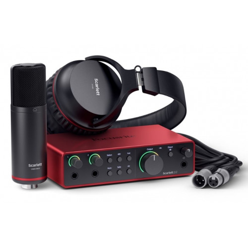 INTERFAZ FOCUSRITE Focusrite Scarlett 2i2 Studio Pack (Gen 4)