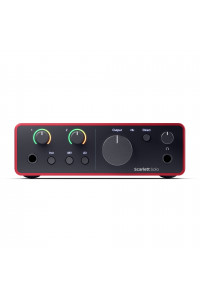 Interfaz Focusrite Scarlett Solo 4ta Generación Interfaz de Audio USB