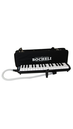 Melodica Bocheli de 32 notas color negro