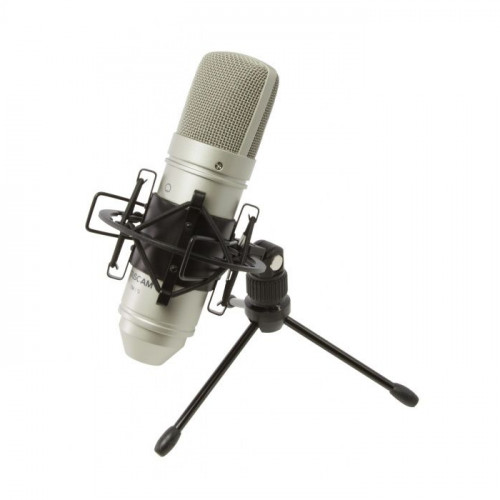 Microfono Condensador Tascam TM-80 con accesorios