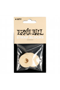 STRAP LOK ERNIE BALL BLOQUES DE CORREA - CREMA - PAQUETE DE 4